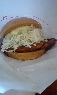 ポークソテーバーガー