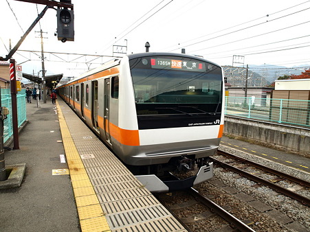 E233系中央本線(大月駅)2
