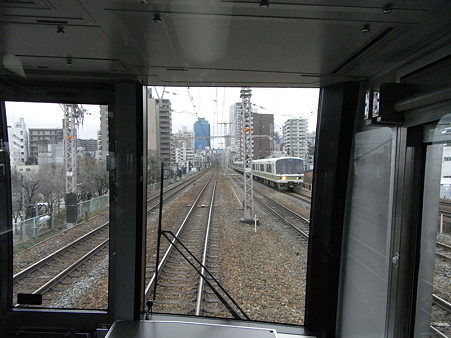 321系東海道本線の車窓(新大阪→大阪)6