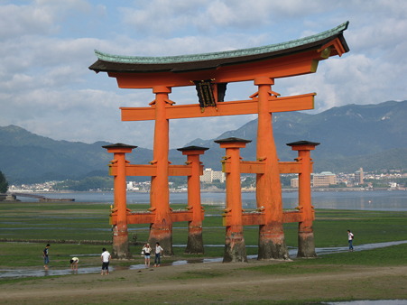 100815 厳島神社鳥居 その1