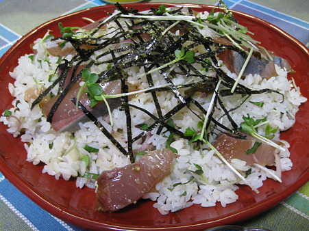 わくらげのてこね寿司
