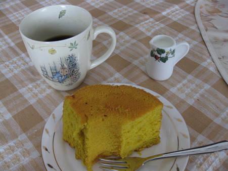 かぼちゃのシフォンケーキ